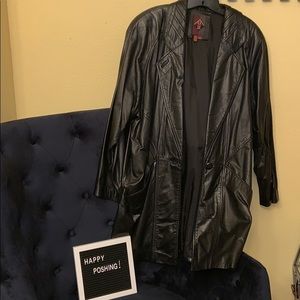 Vintage leather coat